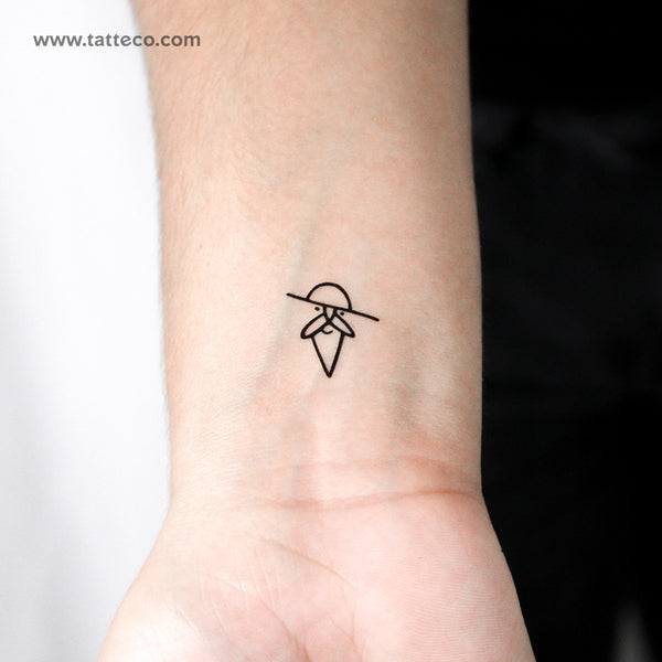 Don Quixote Temporary Tattoo - Set of 3