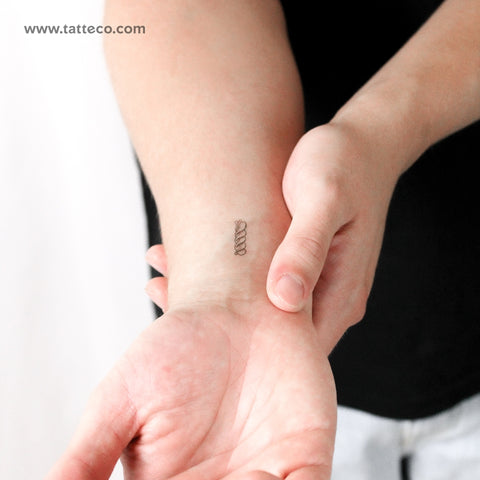 Fusilli Temporary Tattoo - Set of 3