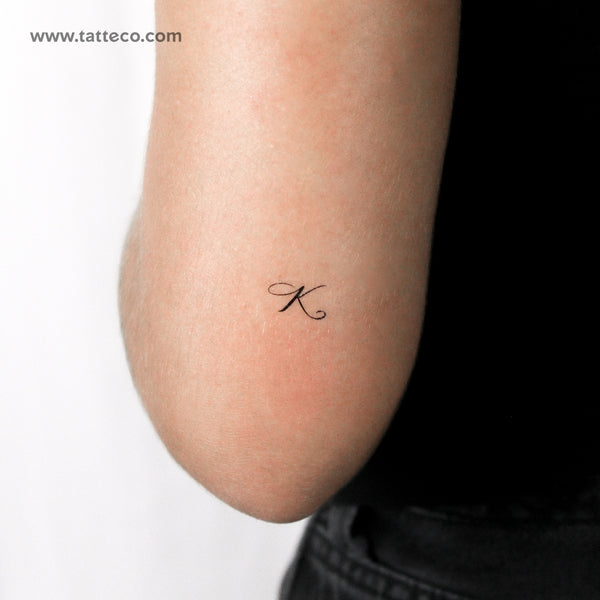 Little K Script Temporary Tattoo - Set of 3