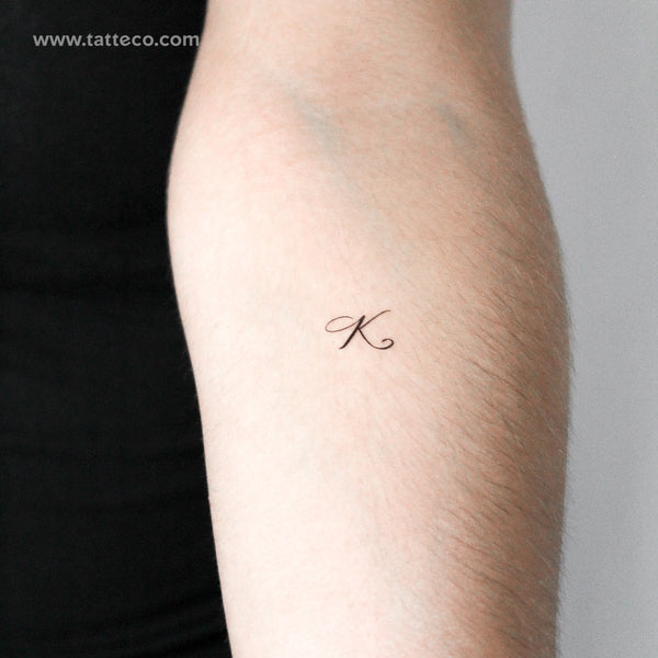 Little K Script Temporary Tattoo - Set of 3
