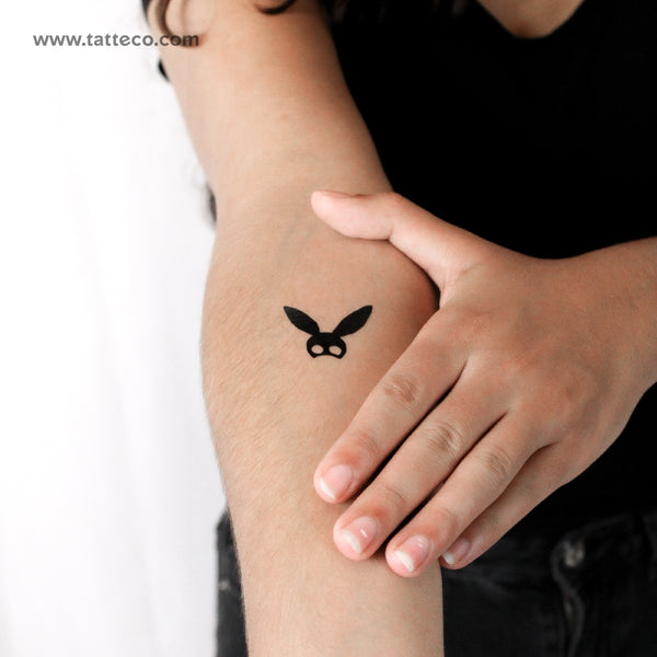 Bunny Mask Temporary Tattoo - Set of 3