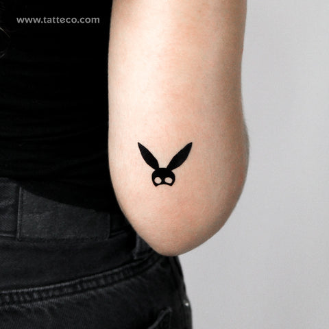Bunny Mask Temporary Tattoo - Set of 3