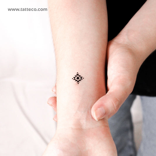 Navajo Charm Temporary Tattoo - Set of 3