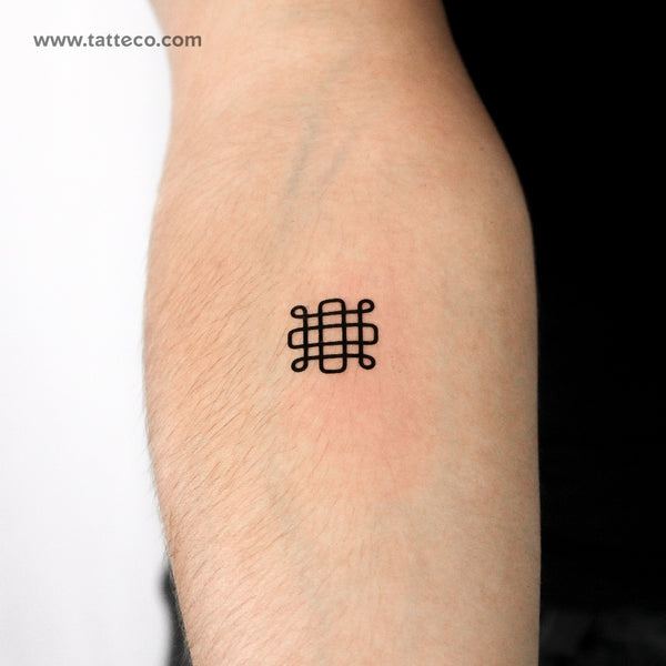 Samhain Symbol Temporary Tattoo - Set of 3