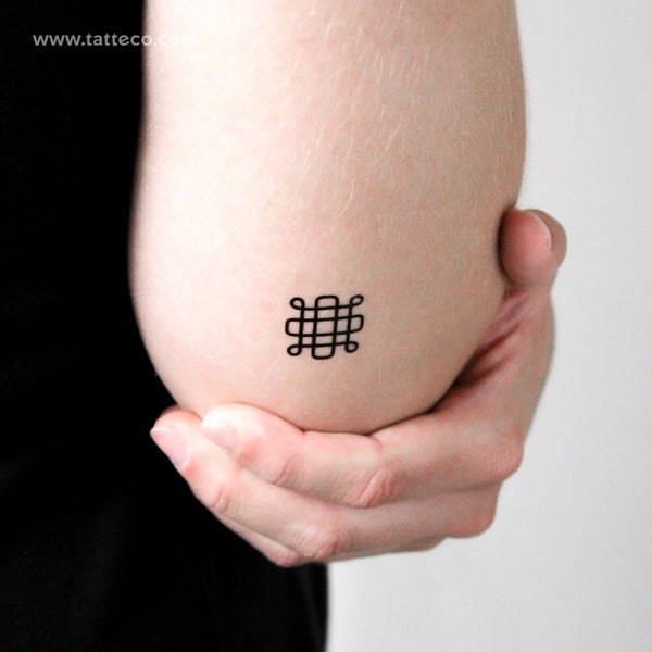 Samhain Symbol Temporary Tattoo - Set of 3