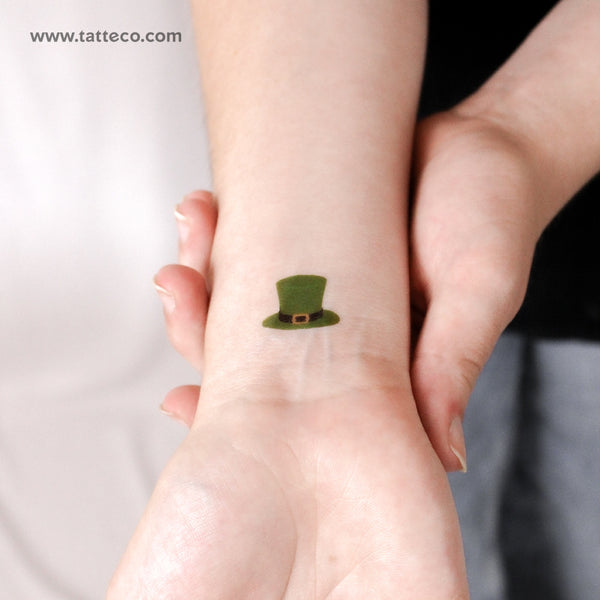 St. Patrick's Day Hat Temporary Tattoo - Set of 3
