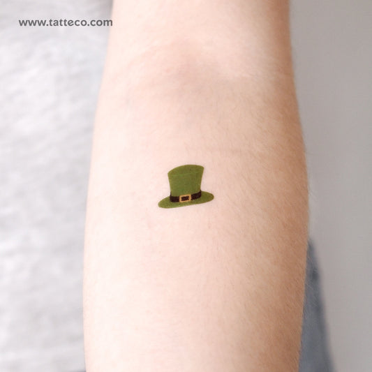 St. Patrick's Day Hat Temporary Tattoo - Set of 3