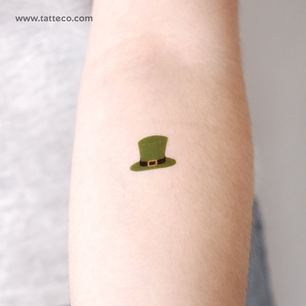 St. Patrick's Day Hat Temporary Tattoo - Set of 3