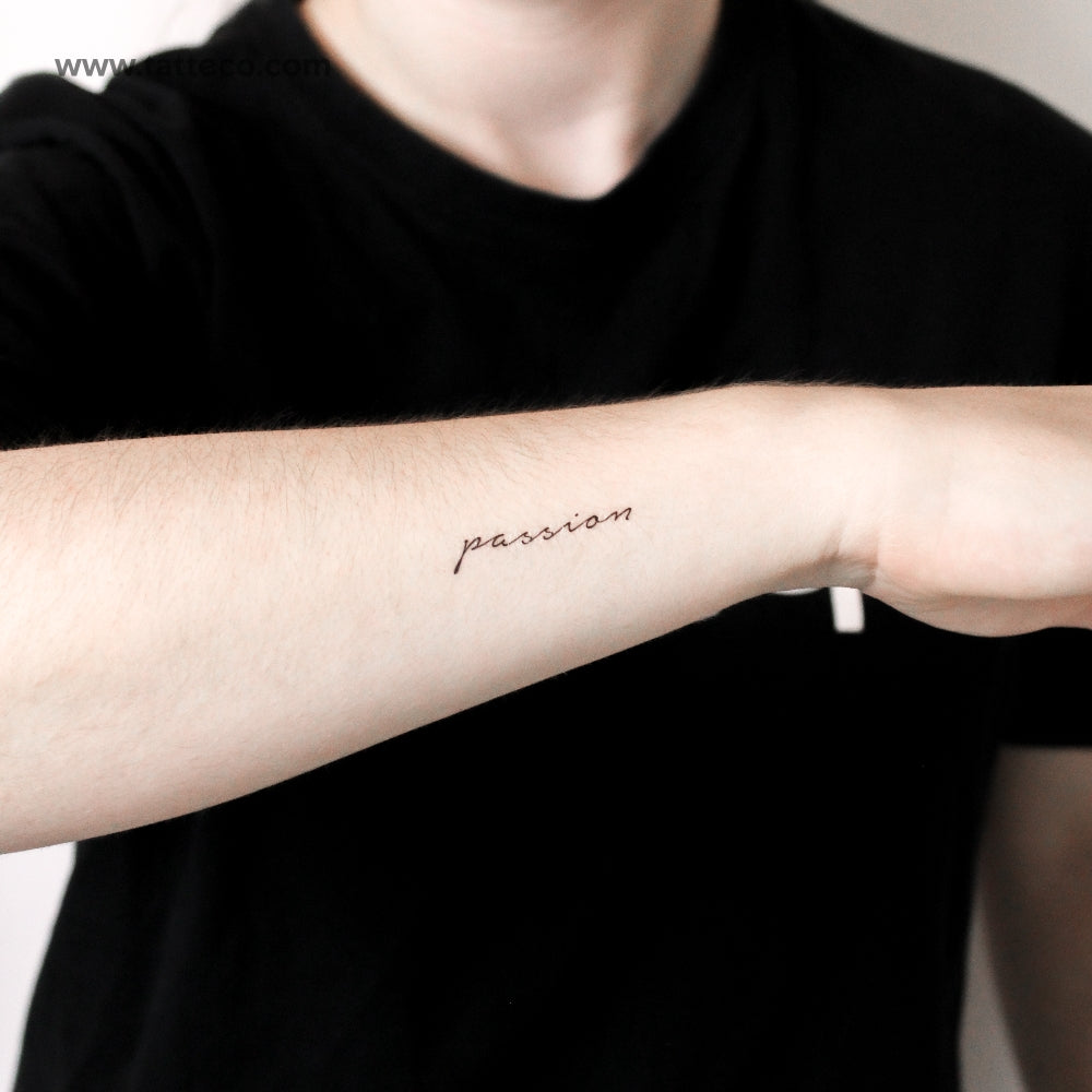 Tatuaje temporal de pasión - Juego de 3