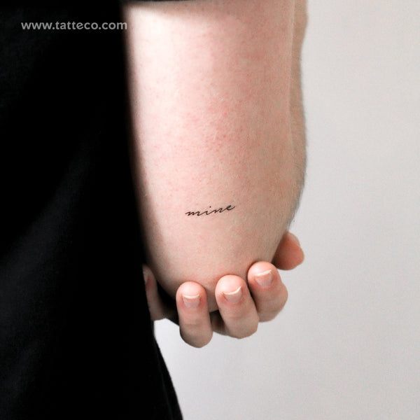 Mine Temporary Tattoo - Set of 3