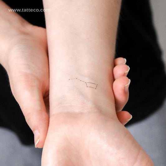 Tatuaje temporal pequeño de la Osa Mayor - Juego de 3