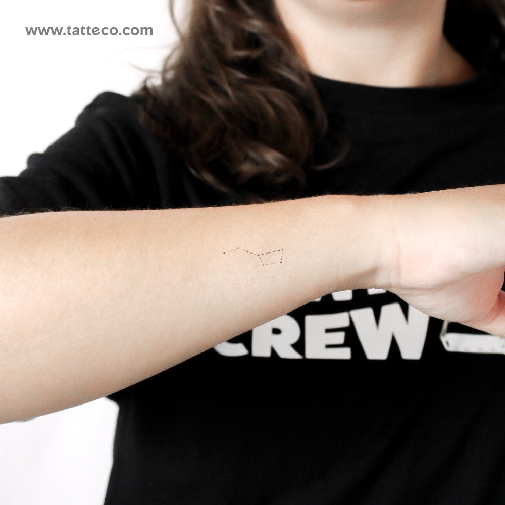Small Big Dipper Temporary Tattoo - Set of 3