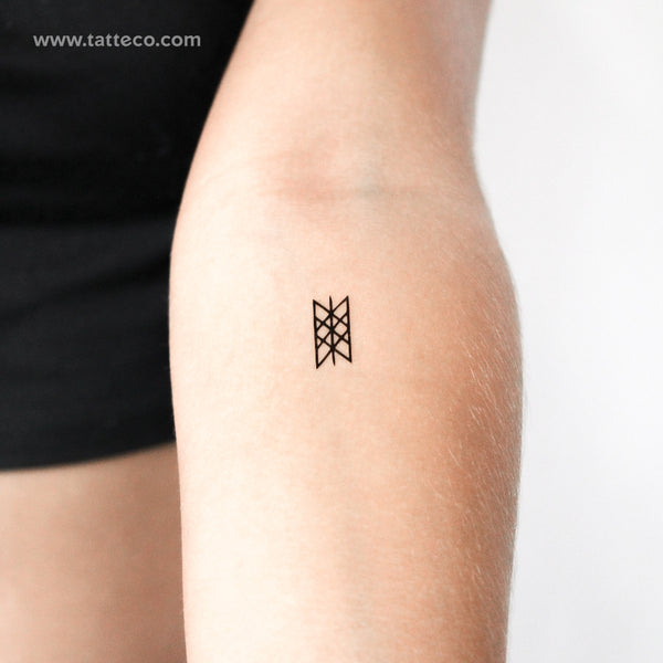 Web Of Wyrd Temporary Tattoo - Set of 3