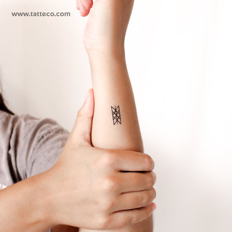 Web Of Wyrd Temporary Tattoo - Set of 3