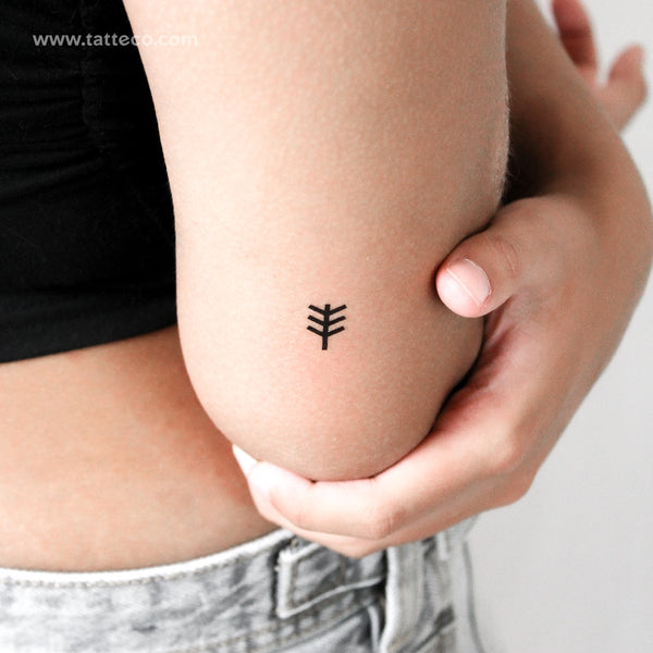 Beltane Symbol Temporary Tattoo - Set of 3