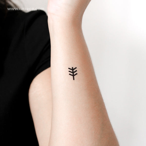 Beltane Symbol Temporary Tattoo - Set of 3