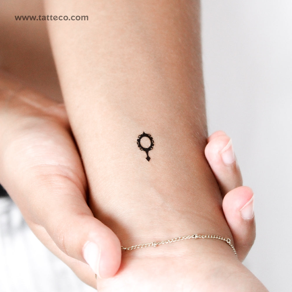 Mirror Temporary Tattoo - Set of 3