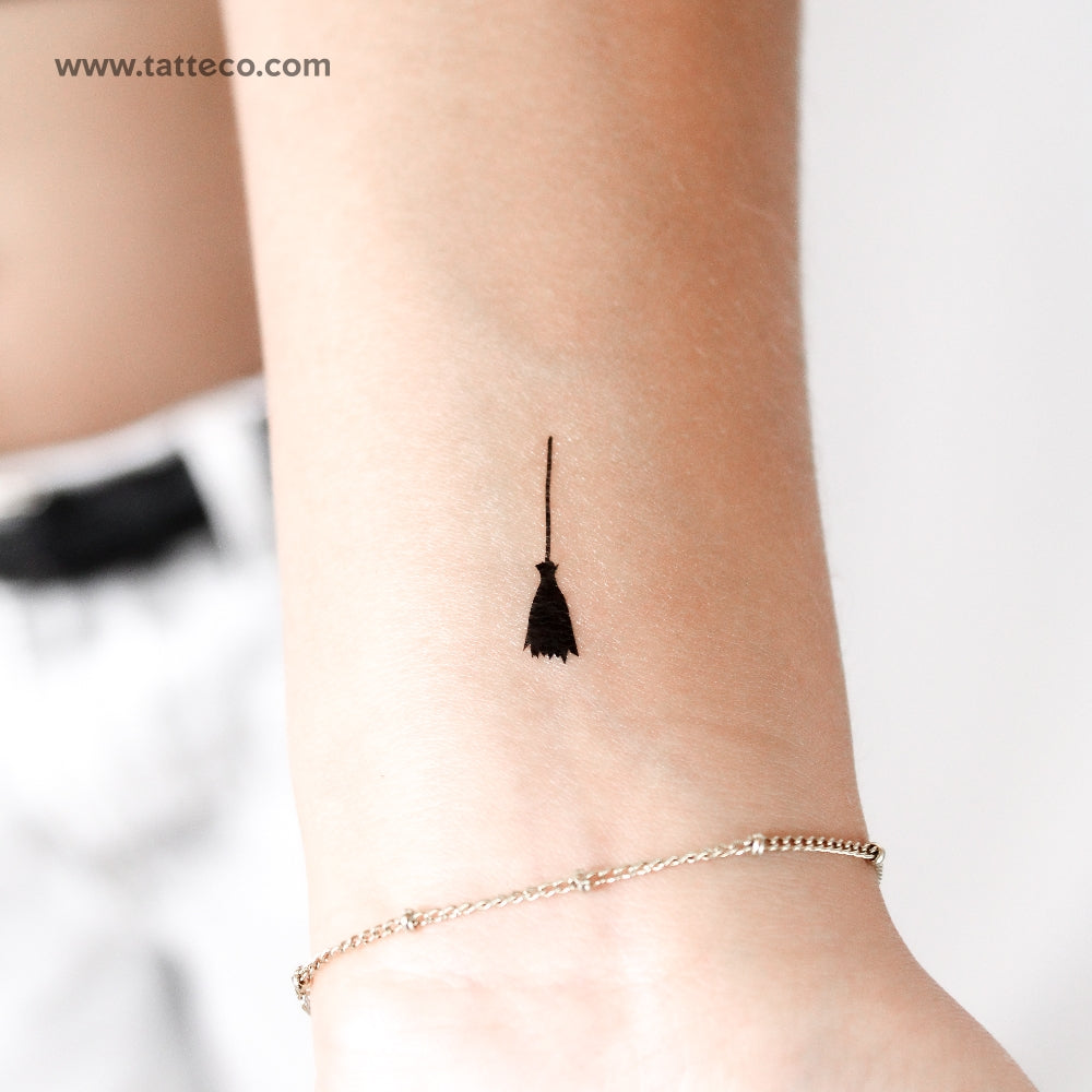 Broomstick Temporary Tattoo - Set of 3