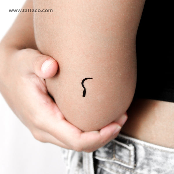 Sickle Temporary Tattoo - Set of 3