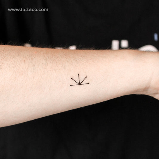 Imbolc Symbol Temporary Tattoo - Set of 3