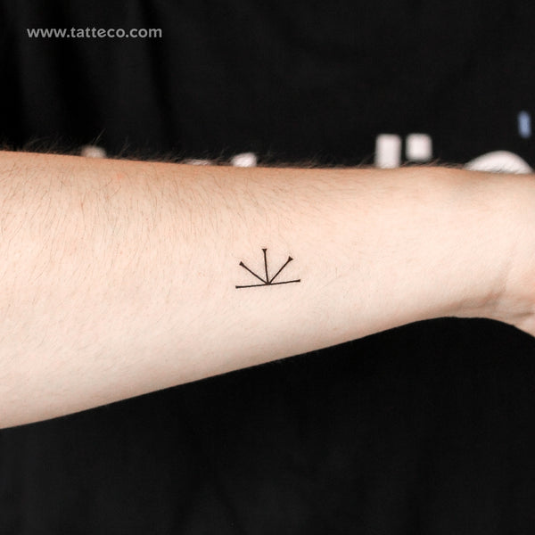 Imbolc Symbol Temporary Tattoo - Set of 3