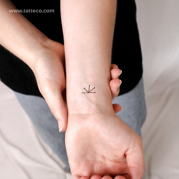 Imbolc Symbol Temporary Tattoo - Set of 3