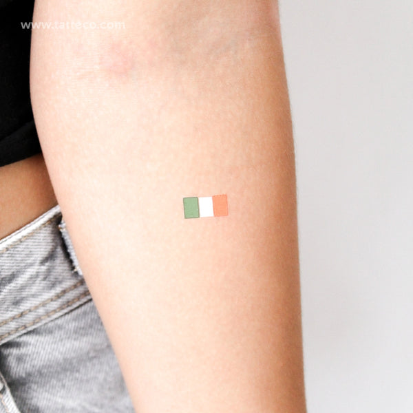 Flag Of Ireland Temporary Tattoo - Set of 3