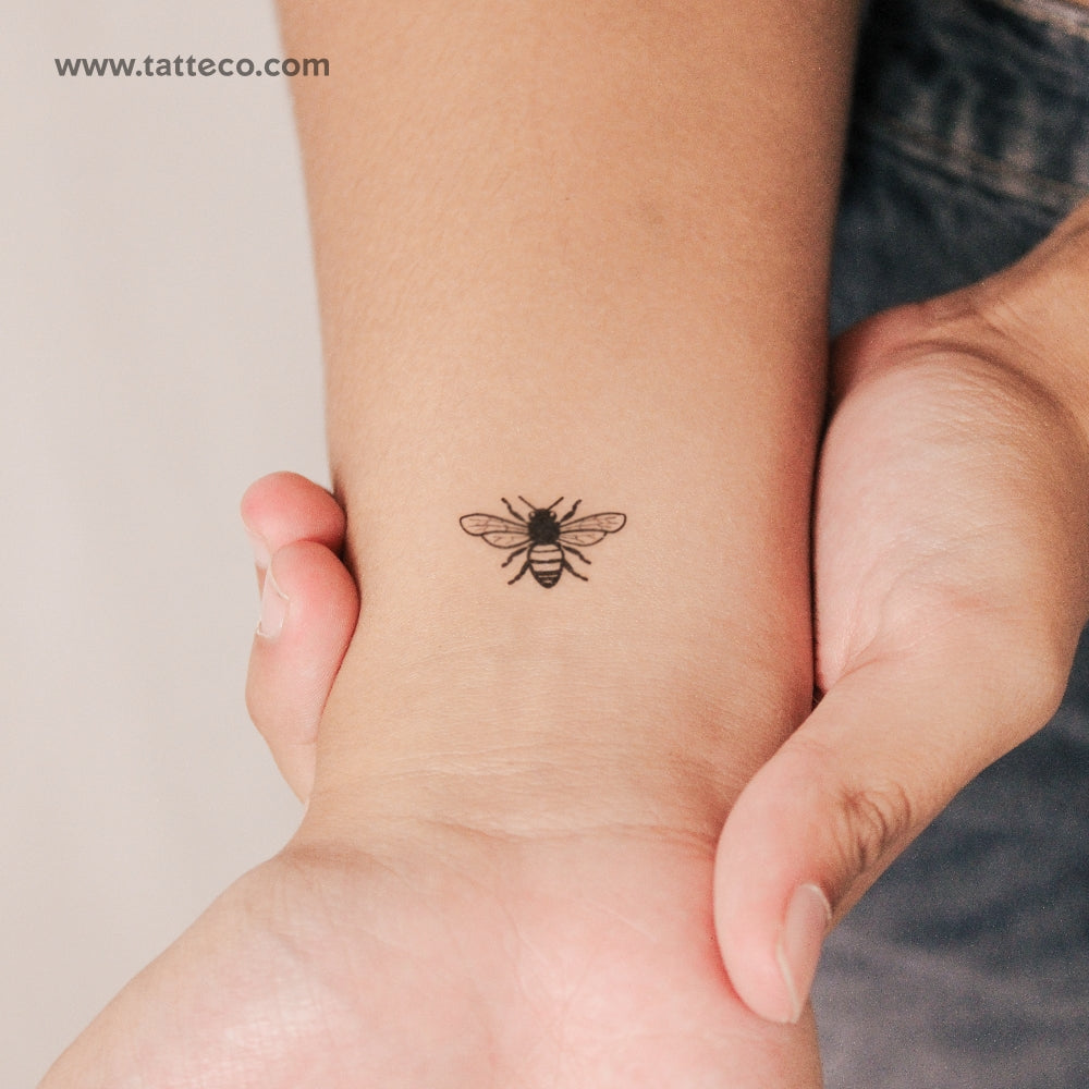 Bee 2-Week Temporary Tattoo - Set of 2