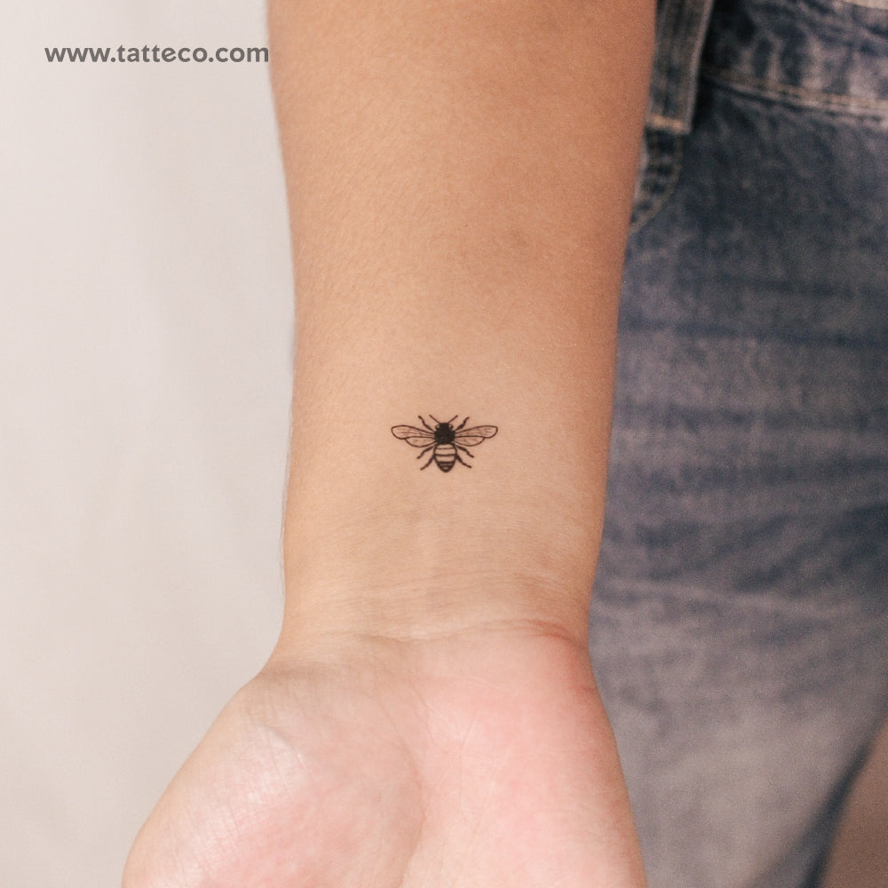 Bee 2-Week Temporary Tattoo - Set of 2