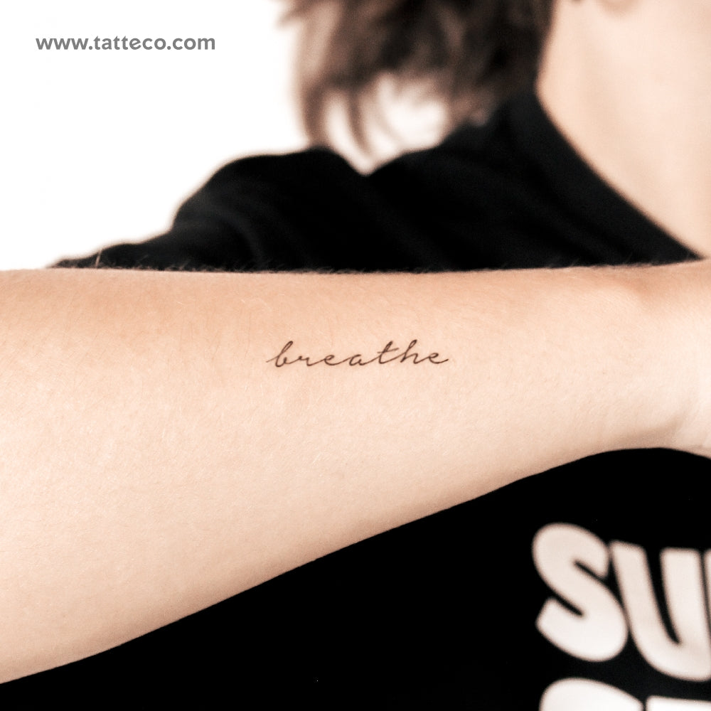 Breathe 2-Week Temporary Tattoo - Set of 2