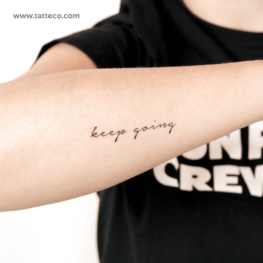 Tatuaje semipermanente Keep Going - Juego de 2