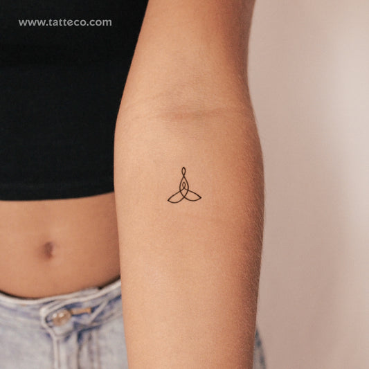 Mother Child Symbol Two Week Tattoo - Set of 2