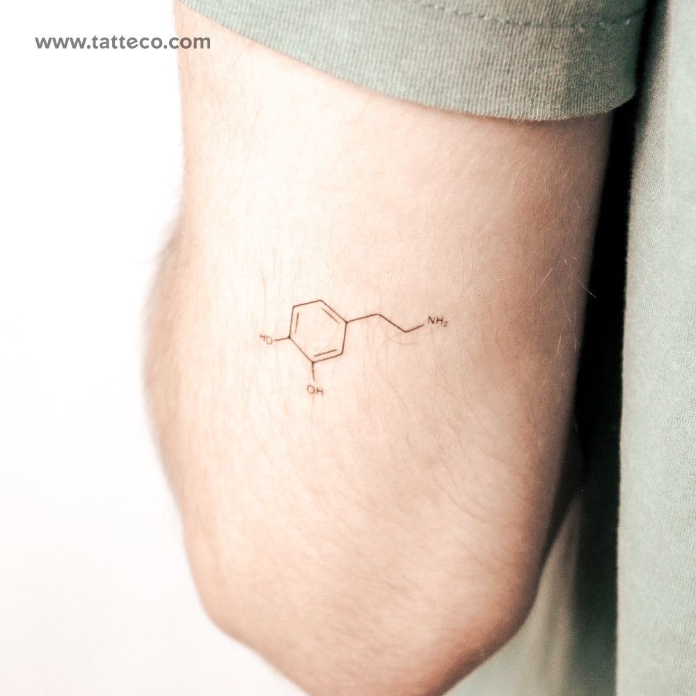Dopamine Semi-Permanent Tattoo - Set of 2