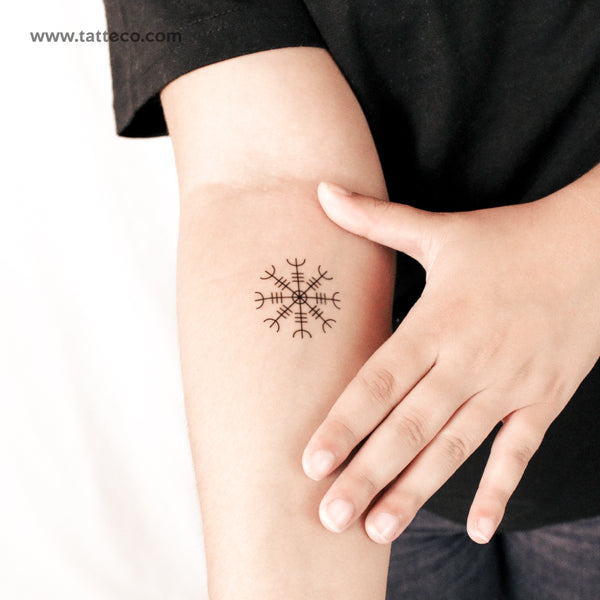 Aegishjalmur Semi-Permanent Tattoo - Set of 2