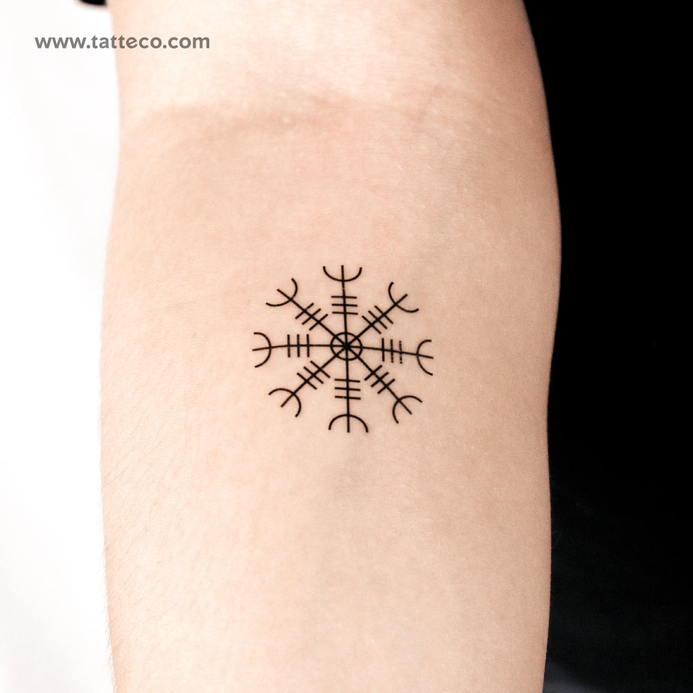 Aegishjalmur Semi-Permanent Tattoo - Set of 2