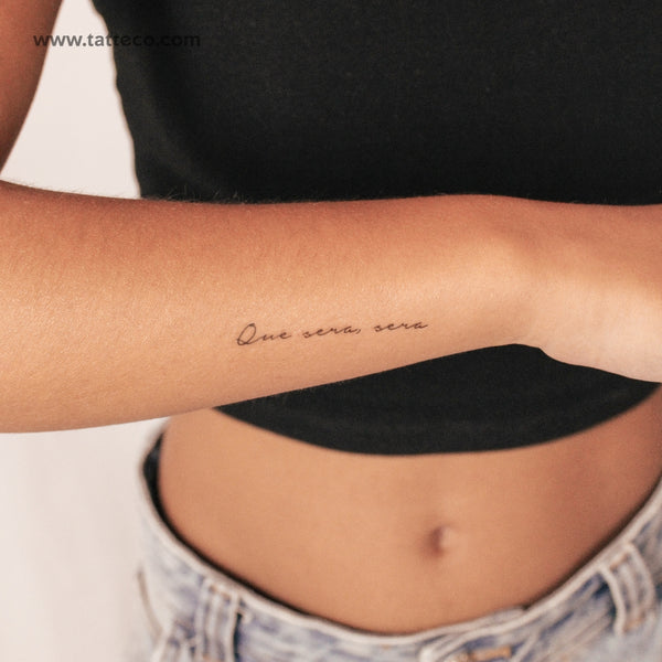 Que Sera Sera Semi-Permanent Tattoo - Set of 2