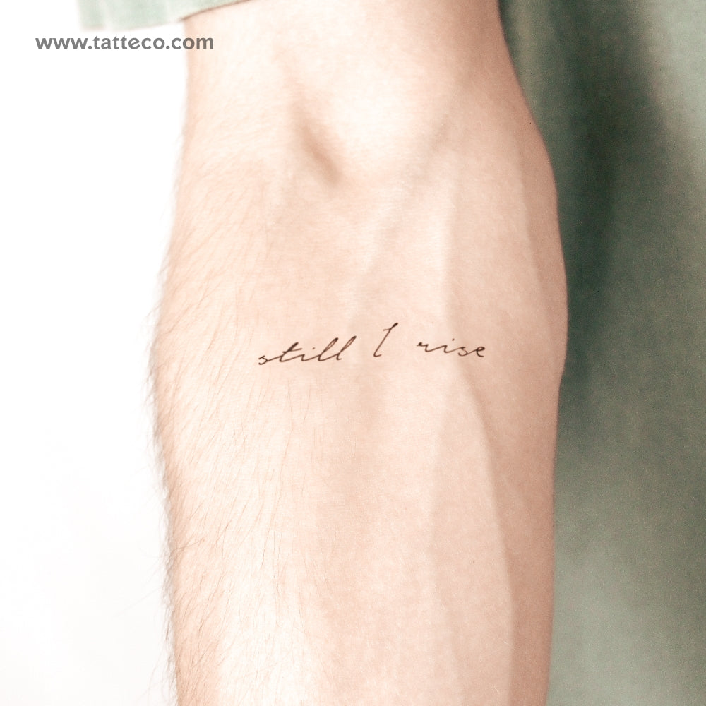Still I Rise Semi-Permanent Tattoo - Set of 2