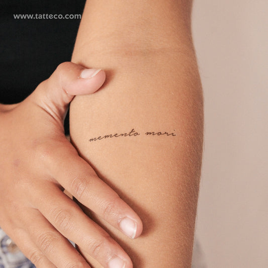 Tatuaje semipermanente Memento Mori - Juego de 2