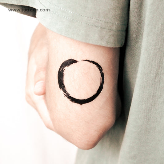 Tatuaje semipermanente Ensō - Juego de 2