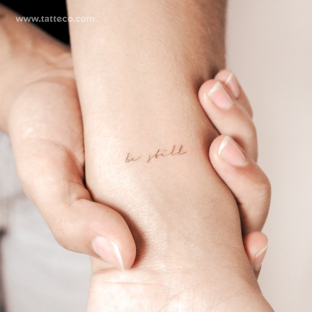 Be Still Semi-Permanent Tattoo - Set of 2