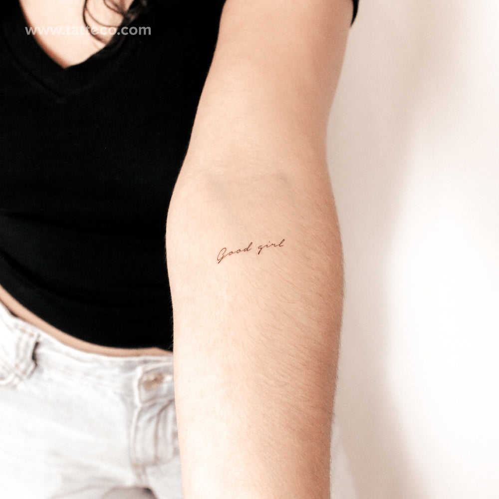 Good Girl Semi-Permanent Tattoo - Set of 2