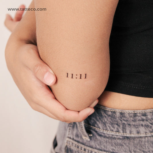 Tatuaje semipermanente 11:11 - Juego de 2
