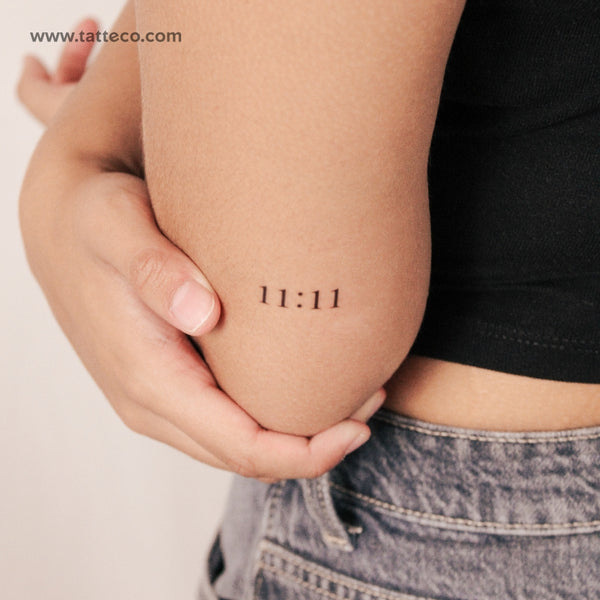 11:11 Semi-Permanent Tattoo - Set of 2