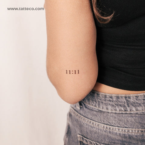 11:11 Semi-Permanent Tattoo - Set of 2