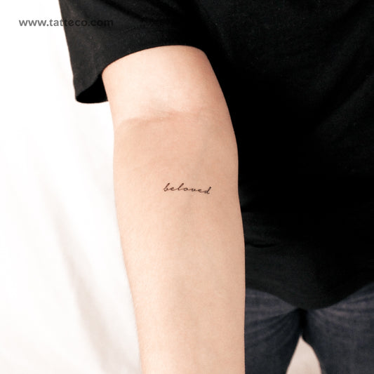 Tatuaje semipermanente "Beloved" - Juego de 2