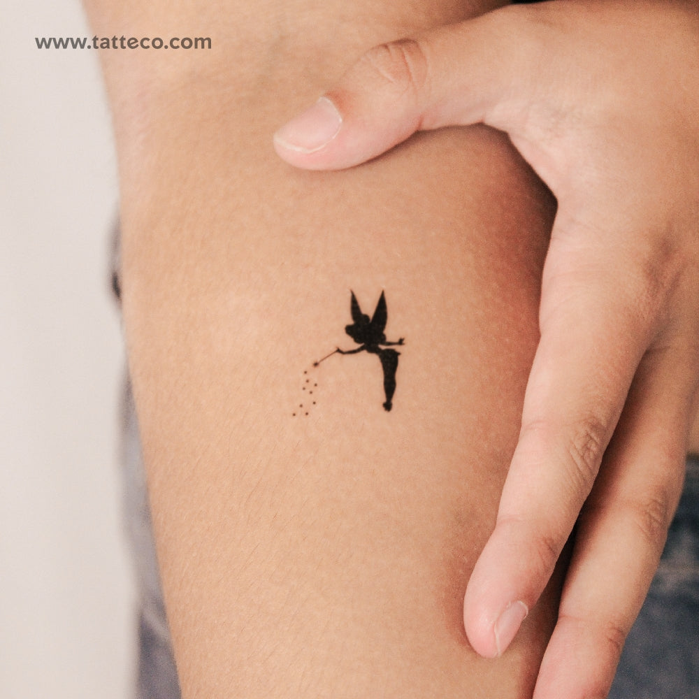 Tatuaje semipermanente de Campanilla - Juego de 2