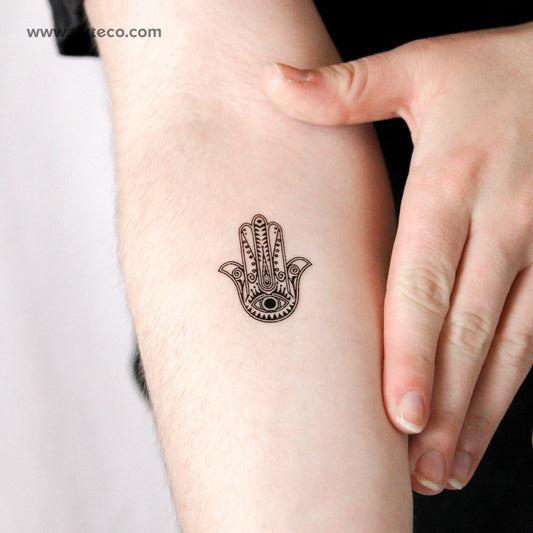 Tatuaje temporal de Hamsa - Juego de 3