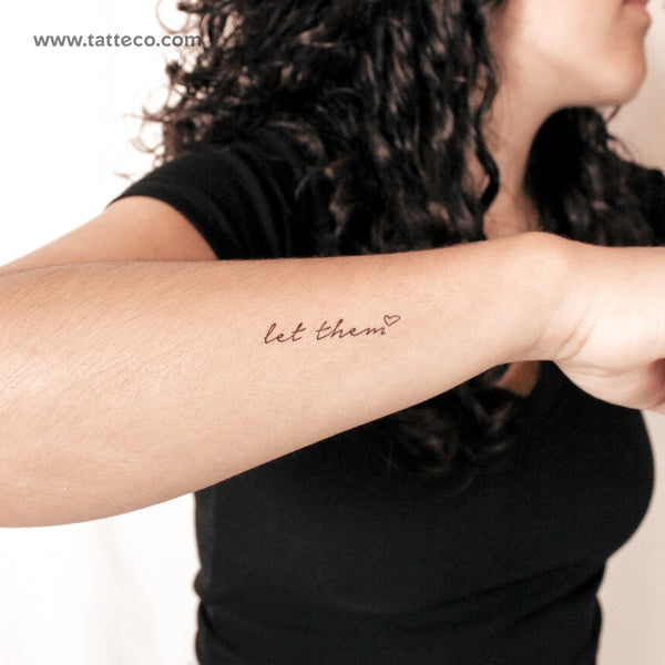 Small The Hermit Tarot Card Temporary Tattoo - Set of 3