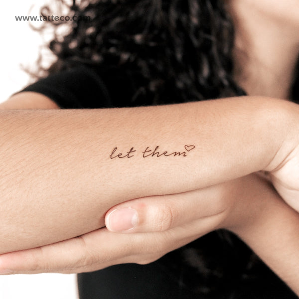 Small The Hermit Tarot Card Temporary Tattoo - Set of 3