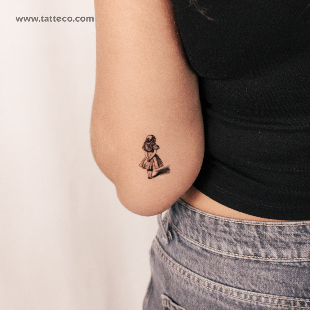 Alice In Wonderland 2-Week Temporary Tattoo - Set of 2